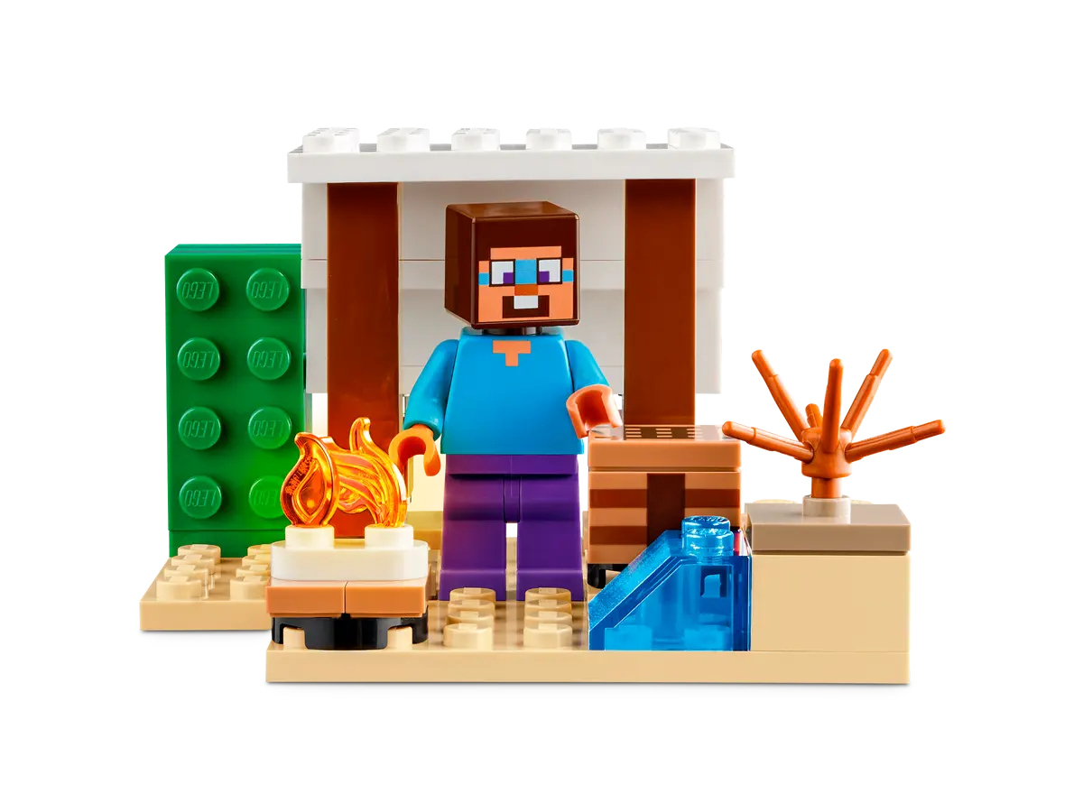 Конструктор LEGO® Minecraft Экспедиция Стива в пустыню, 75 деталей, возраст  от 6+, 21251